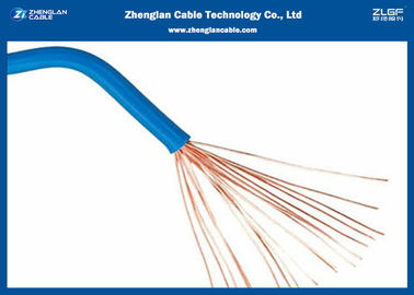PVC BVR del cable aislado con 99,99% área materiales del cobre sin oxígeno (450/750): ² de 1*0.75~1*185m m