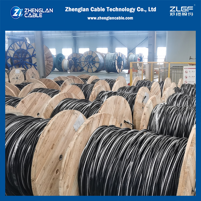 Aerial bundled cable Pre-assembled 4x16mm² NFC 33-209 cable packaging