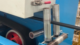 Proceso de aislamiento XLPE del cable aéreo