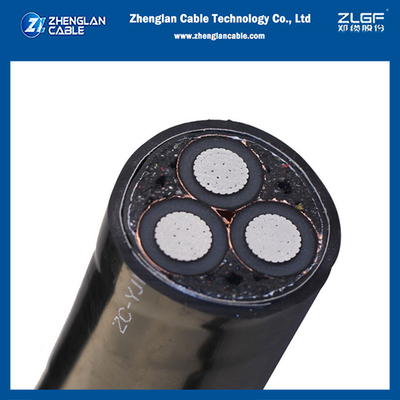 el cable de transmisión de 12/20kv 500mm2 3core Xlpe aisló uso subterráneo del milivoltio
