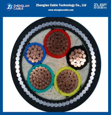 XLPE aisló el cobre acorazado 70mm2 IEC60502 de aluminio de la SWA del cable de transmisión de la baja tensión