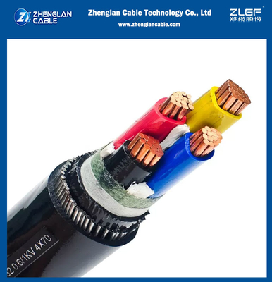 el Pvc 1x50sqmm forró la transmisión de la baja tensión cable al conductor de cobre Xlpe Insulated Bs 5467