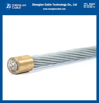 BS 183 Estándar alambre de acero galvanizado de alambre de tipo tipo tipo / alambre de permanencia / alambre de tierra 7/2.00mm