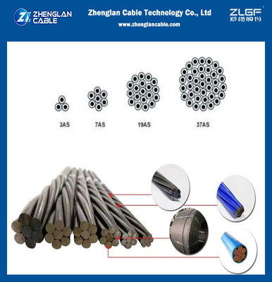 Las filamentas de acero galvanizado ASTM A 475 revestidas con zinc