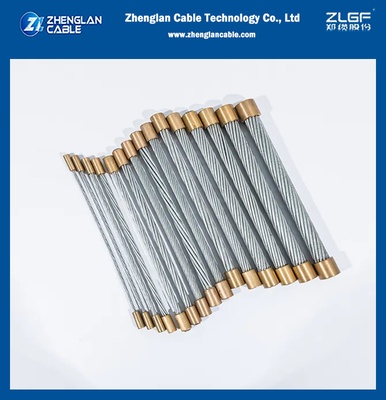 EHS 7/16' Cable de acero galvanizado de alambre ASTM A475 Clase A de acero 1x7