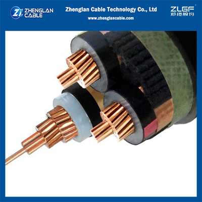 6.35/11kv N2XSY Cable de alimentación Xlpe Cables de cobre aislados sin blindaje DIN VDE 0276-620 HD 620