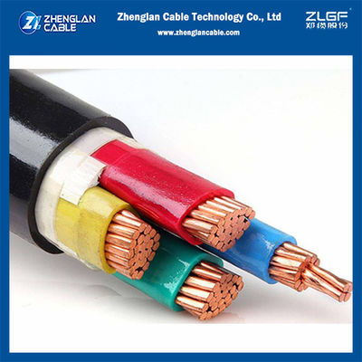 Cables de cobre aislados en PVC de 1kv 4x50mm2 de baja tensión