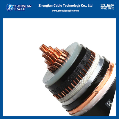 Cable de alimentación MV blindado STA de 18/30kv con núcleo único 1x120mm2 CU/SC/XLPE/SC/CTS/FR-PVC