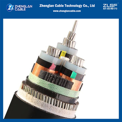 3.6/6(7.2)kv 3x240mm2 AL/SC/XLPE/SC/CTS/PVC/SWA/PVC cable de aluminio cable de energía blindado IEC60502-2