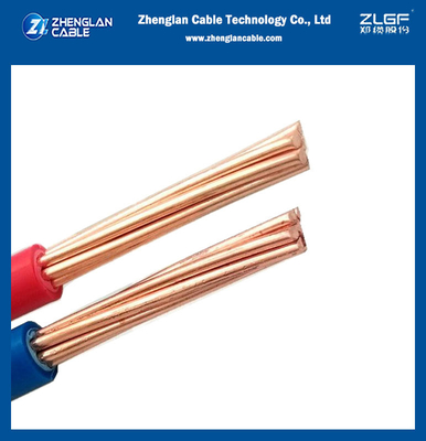 Cables aislados de PVC Clasificación 2 CU/PVC BV 10 16 25 35 mm cuadrados Cables y alambres de construcción IEC 60228 60227-3 IEC 60227-1