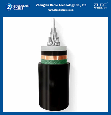 Cables de tensión intermedia resistentes al fuego con pantalla de metal CTS/CWS XLPE Cables de alimentación de cubierta de PVC aislados