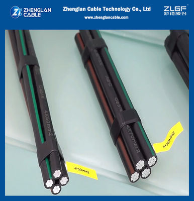Cables aéreos de aluminio compactados redondeados y de fase circular para la transmisión de electricidad