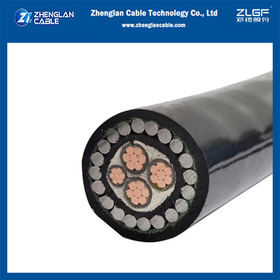 1KV cable de baja tensión NYRY CU/XLPE/SWA/PVC 3x 25+16MM2 IEC60502-1