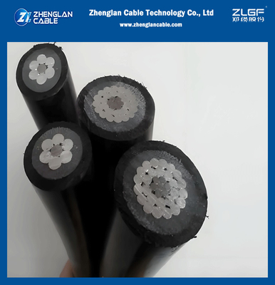 15KV 25KV 35KV Válvula de fase de tensión nominal Circular de cadena redondeada compacta de aluminio conductor con capa exterior de HDPE