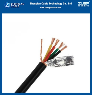 Cable de control eléctrico 0.6/1kV núcleo de cobre PVC aislado PVC revestido con cinturón de plástico compuesto de aluminio