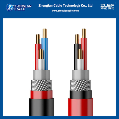 0.6/1kv SWA cable blindado Cu/pvc/pvc/swa/pvc 3x6mm2 IEC60502-1 / IEC60228