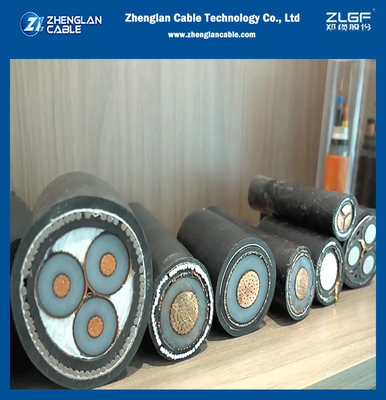 XLPE de voltaje medio PVC aislado o cinta revestida LSZH Cables blindados de cobre / aluminio Distribución subterránea