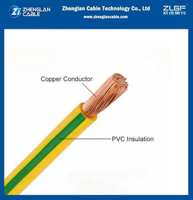 Cables de construcción CU/PVC Clase 5 450/750V 1,5 mm2 Cables flexibles conductor de cobre PVC aislado IEC60227