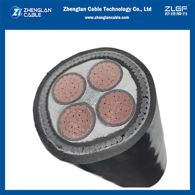 Cables de alimentación blindados SWA aislados XLPE 4x10mm2 IEC60502-1