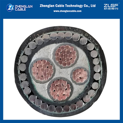 Cable de alimentación de baja tensión 0.6/1KV CU/XLPE/PVC/SWA/PVC 3x95+1x50mm2 BS5467
