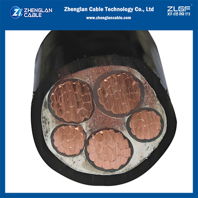 1KV XLPE Cables de energía aislados LSZH con envoltura 3x25+2x16mm2 IEC60502-1