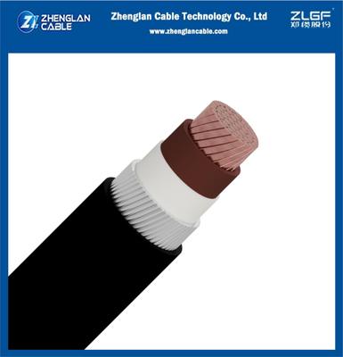 Cable unipolar de baja tensión 0.6/1kv CU/XLPE/AWA/PVC 1X630mm2, blindado con alambre de aluminio, cable subterráneo IEC60502-1