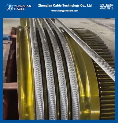 Líneas de distribución y transmisión de energía con conductor desnudo aéreo AAAC de 25 mm2.