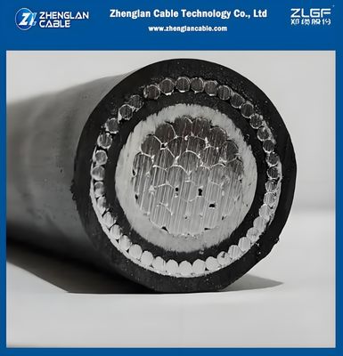 Cable de alimentación de voltaje medio cable blindado de alambre de aluminio 0.6/1kv AL/XLPE/PVC/AWA/PVC 1x400mm2 cable subterráneo