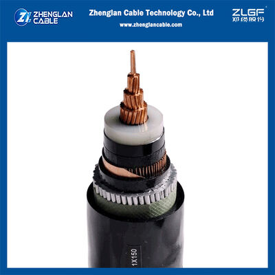 12/20KV núcleo de cobre XLPE aislado AWA blindado de voltaje medio cable de alimentación para el entierro directo