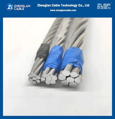 Conductor aéreo desnudo AAAC Baja/Alta Tensión Conductor de aluminio desnudo ligero Diseño ideal para proyectos de transmisión y distribución de energía eléctrica