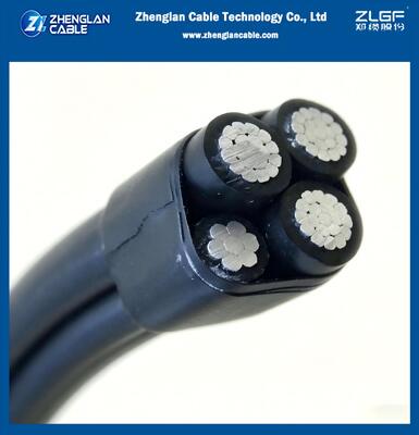 1KV ABC Cable 3x95+50mm2 Aluminum Core XLPE Insulated Aluminum Alloy XLPE Insulated AAC/XLPE+AAAC/XLPE ASTM  B231
