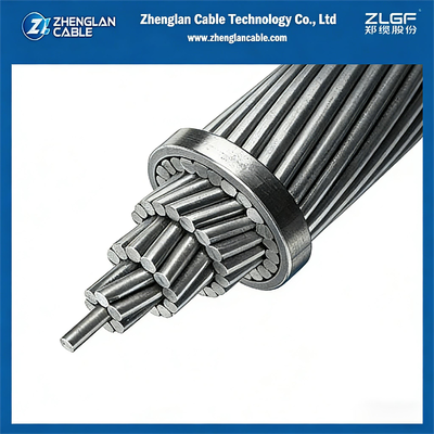 ACSR 240/40mm2 conductor de aluminio desnudo con acero reforzado (26/3.45+7/2.68)DIN48204