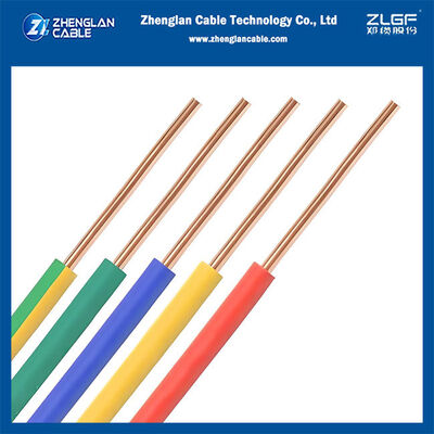 Cable doméstico de alta calidad Cable de cobre aislado con PVC de 450/750 V - Cable eléctrico de construcción para cableado doméstico y comercial