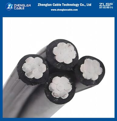 Cable ABC 0.6/1kV 3x35mm2 AAC/XLPE+1x50mm2AAAC/XLPE – Cable de distribución aérea ABC de alta resistencia a la intemperie
