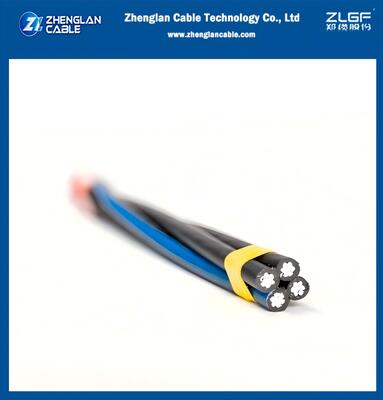 1kv Cable de alimentación por aire 3×95+50mm2 AAC/AAAC XLPE Cable de distribución de energía por aire aislado para uso pesado