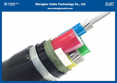 sección nominal acorazada subterráneo del cable de transmisión de 0.6/1KV 4C (AL/CU/PVC/XLPE/NYBY/N2XBY): ² de 4*1.5~4*400m m