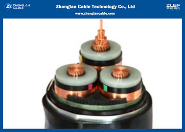 Cable de transmisión acorazado de los cables de transmisión del milivoltio 12/20KV (3Cores) (CU/XLPE/STA/NYRGBY/NYB2Y/N2XBY/NYBY)