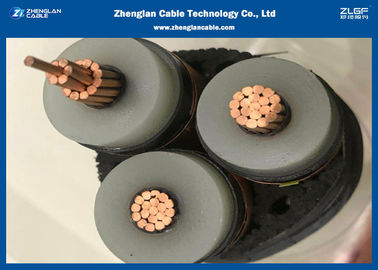 Sección nominal: cable de transmisión del ² 3.6/6KV 3C milivoltio de 25~400m m, (Unarmoured) (CU/XLPE/LSZH/NYY/N2XY))