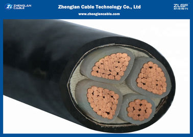 El Pvc acorazado del cable de transmisión de la baja tensión 4C/Xlpe aisló (CU/PVC/XLPE/LSZH/STA/NYBY/N2XBY) la sección nominal: ² de 4*1.5~4*400m m
