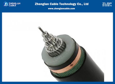 Negro acorazado del cable eléctrico IEC60502 del milivoltio de la sola base o hacia fuera modificado para requisitos particulares color de la envoltura