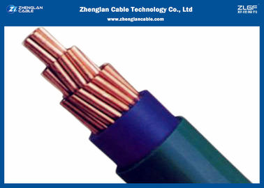 cable aislado XLPE de Electric Power del conductor de cobre de 0.6/1KV CU/XLPE/PVC N2XY