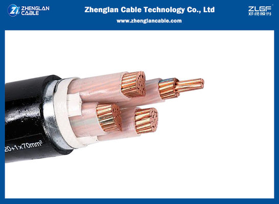 Cable de transmisión acorazado de la baja tensión de la cinta de acero del doble del Pvc 1kv de Xlpe del Cu
