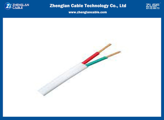 El PVC forró el cable constructivo flexible plano 99,99% de la vida útil BVVB del alambre y del cable
