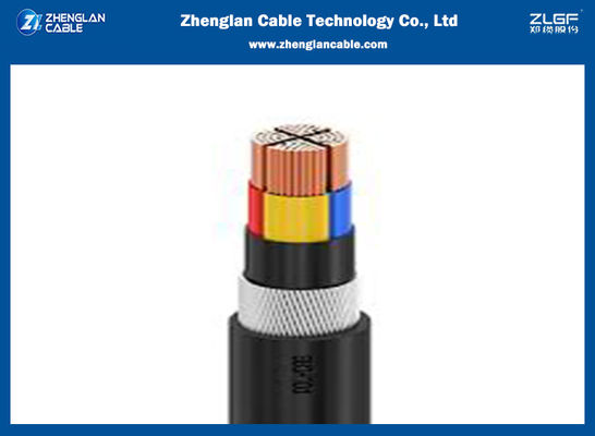 Cable acorazado de aluminio CU/XLPE/SWA/PVC ISO 9001 2015 de la base del LV 16 Sqmm 4