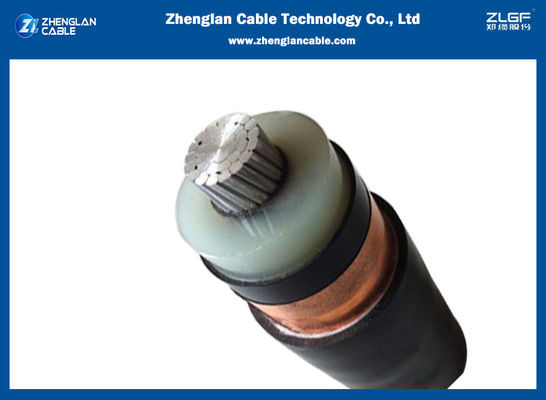 cable de transmisión del Cu-Xlpe-Cts-Pvc milivoltio del cobre la monofásico 6-10kv 1Cx120sqmm IEC60502-2