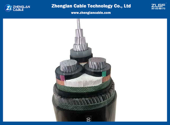 la transmisión media de aluminio acorazada del voltaje de 12.7/22kv 3x95mm2 cable a BS 6622/BS 7835/IEC 60502