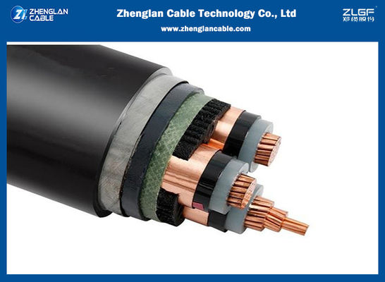 Alambre eléctrico acorazado CU/XLPE/CTS/STA/SWA/PVC 11kV 12kV 15kV 22kV 33kV IEC60502-2 de XLPE