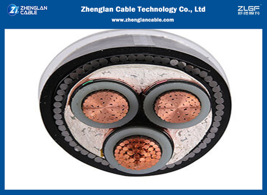 3*2.5~3*500mm2 0.6/1KV tres quita el corazón al cable acorazado del cable de transmisión del LV XLPE