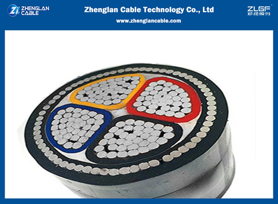 ² nominal de la sección 4*1.5~4*400m m de la baja tensión 4C de transmisión del aislamiento acorazado del cable PVC/XLPE