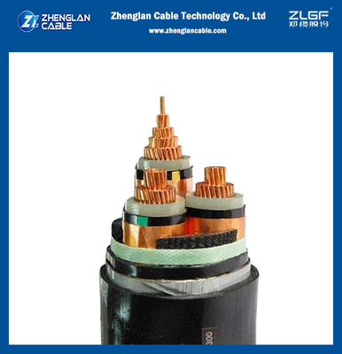 El cable de transmisión medio Unarmored del voltaje de CWS 33kv XLPE aisló